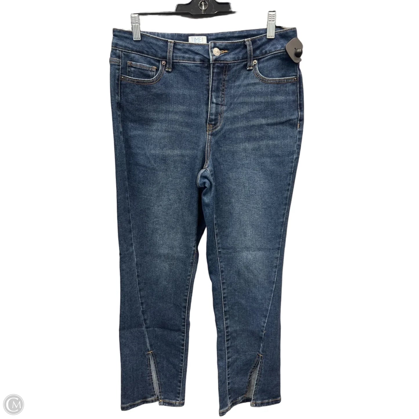 Jeans Straight By Time And Tru In Blue Denim, Size: 6