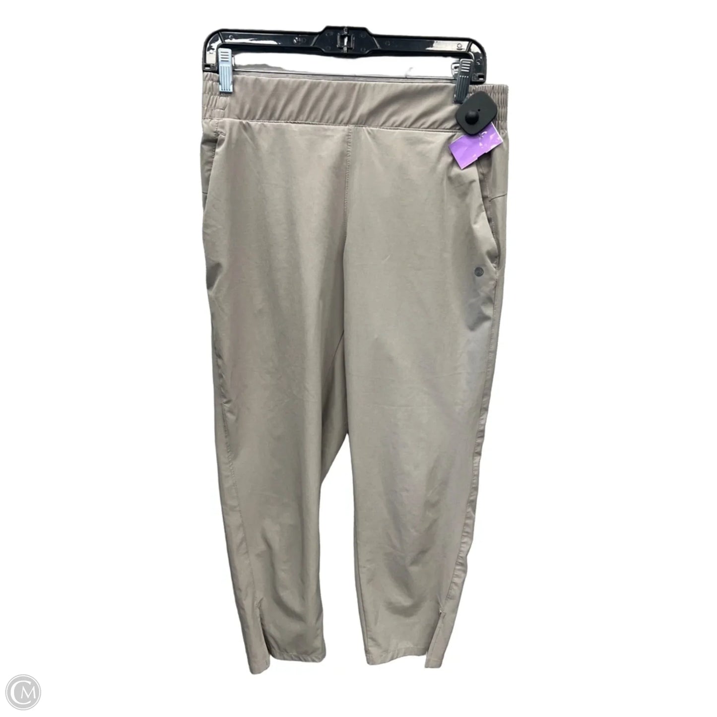Athletic Pants By Apana In Taupe, Size: M
