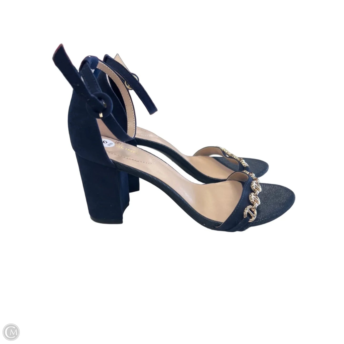 Shoes Heels Block By Bandolino In Navy, Size: 9