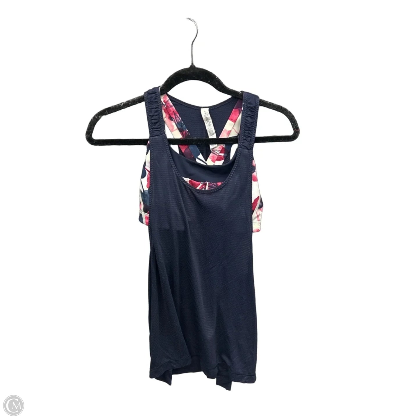 Athletic Tank Top By Lululemon In Blue & Pink, Size: 6
