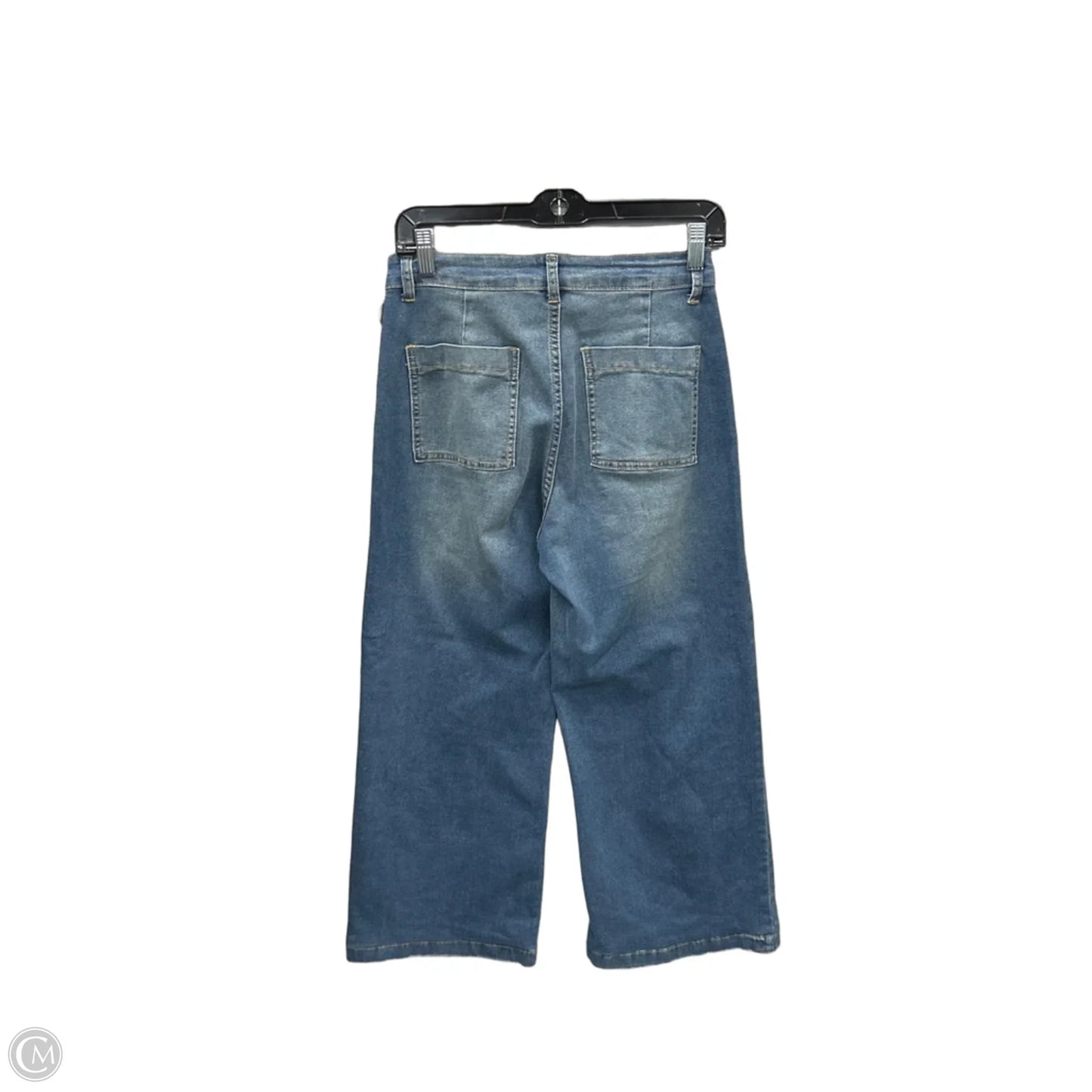 Jeans Wide Leg By Clothes Mentor In Blue Denim, Size: 8