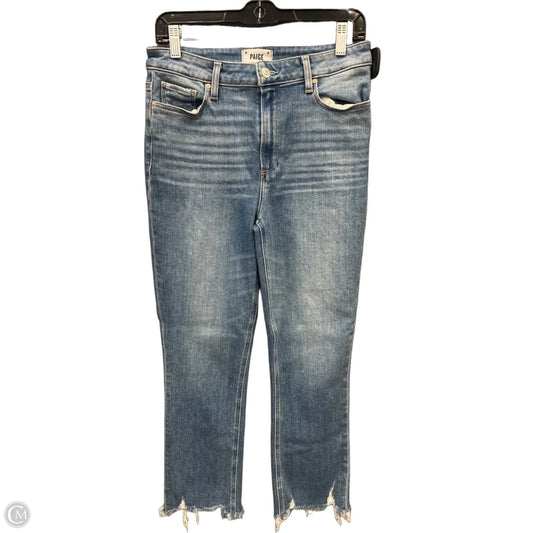 Jeans Skinny By Paige In Blue Denim, Size: 10