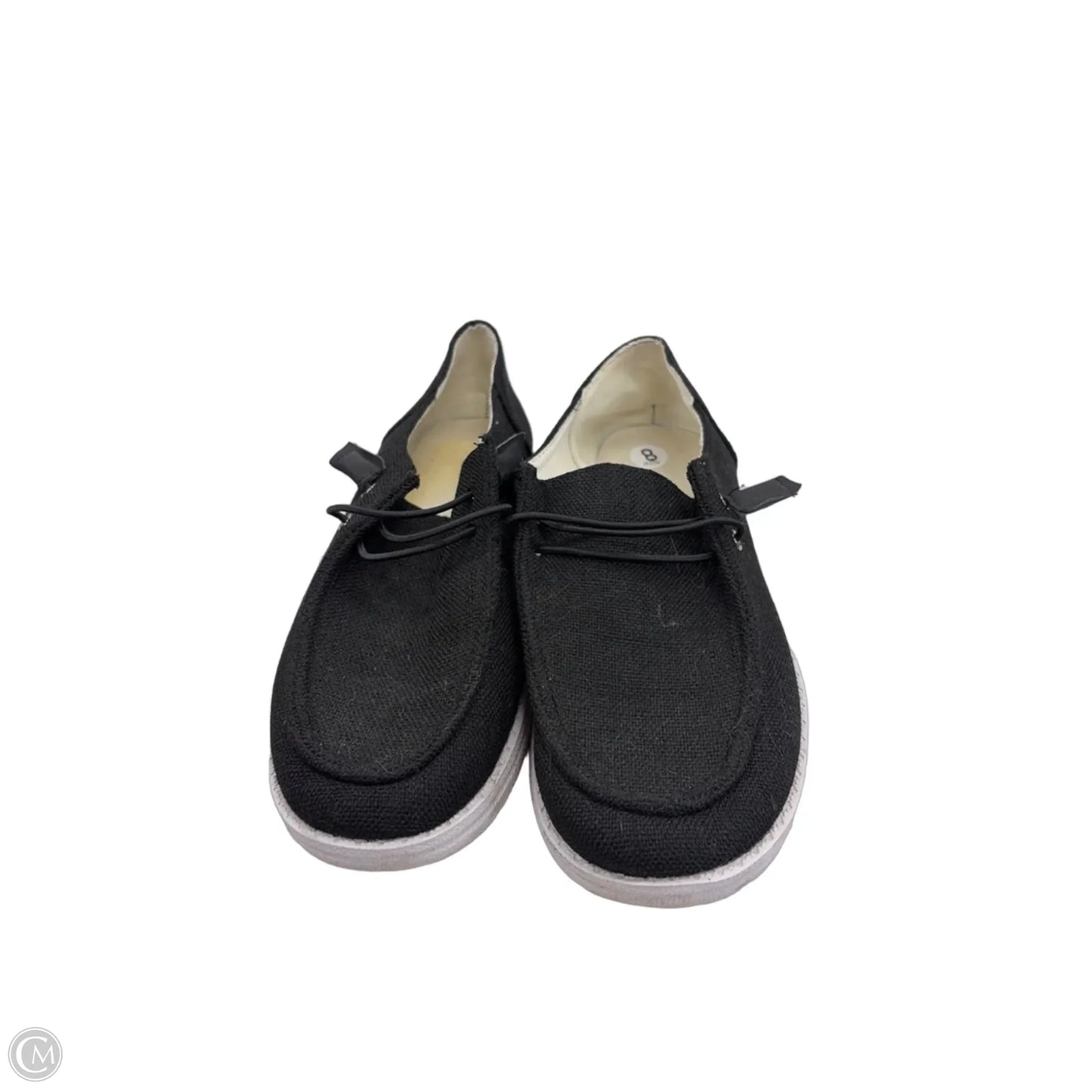 Shoes Flats By Clothes Mentor In Black, Size: 8