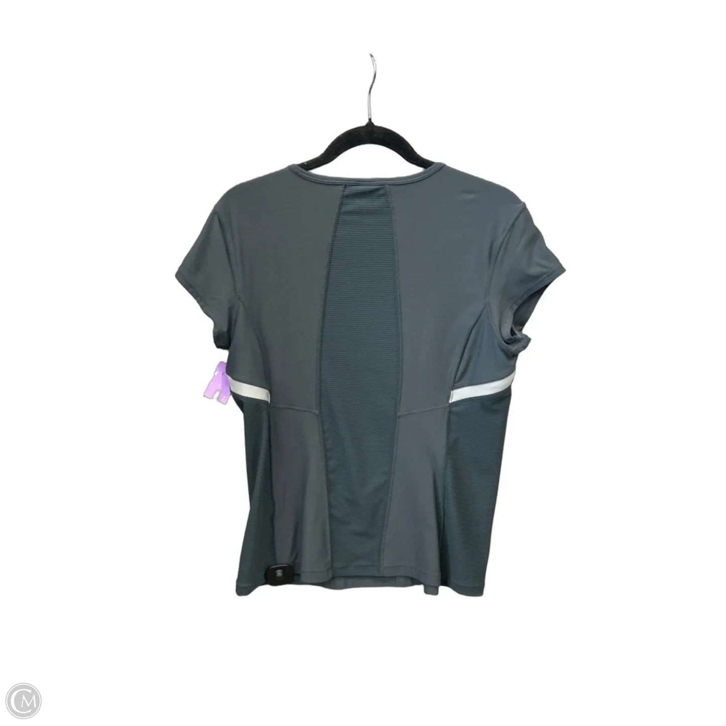 Athletic Top Short Sleeve By Nike Apparel In Grey, Size: L