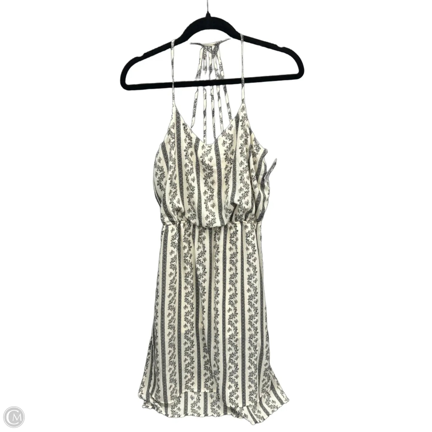 Dress Casual Midi By Mimi Chica In Black & Cream, Size: S