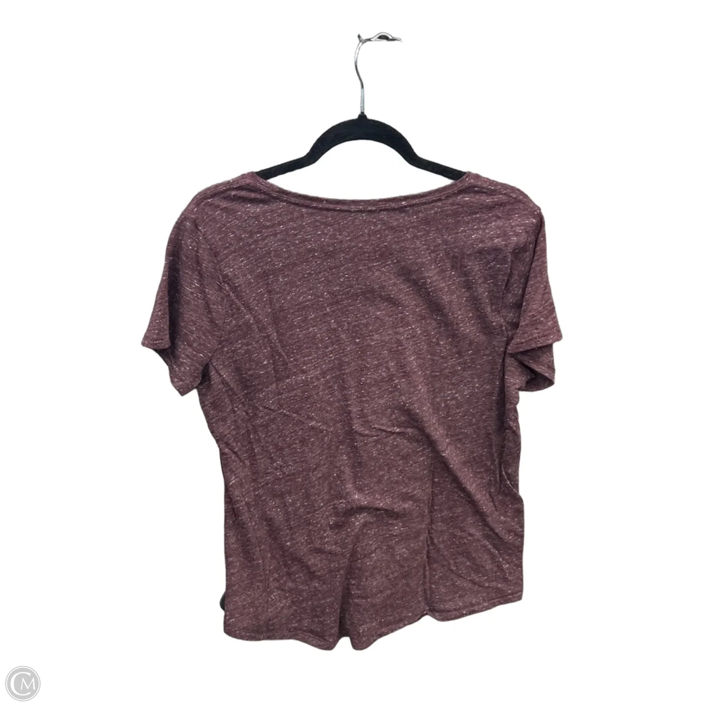 Top Short Sleeve By Sonoma In Purple, Size: L