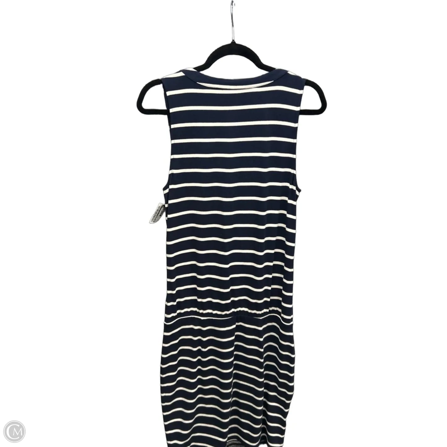 Dress Casual Midi By Ann Taylor In Striped Pattern, Size: S