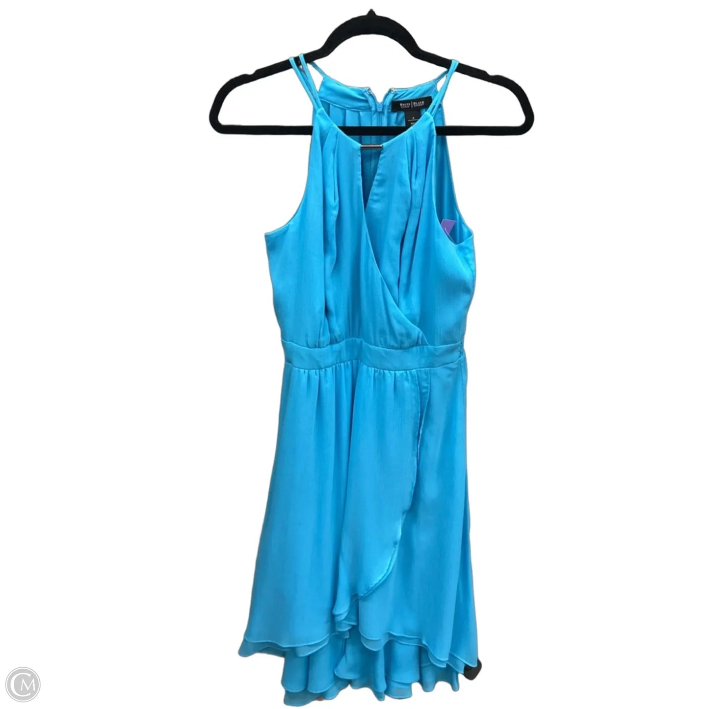 Dress Party Midi By White House Black Market In Blue, Size: S
