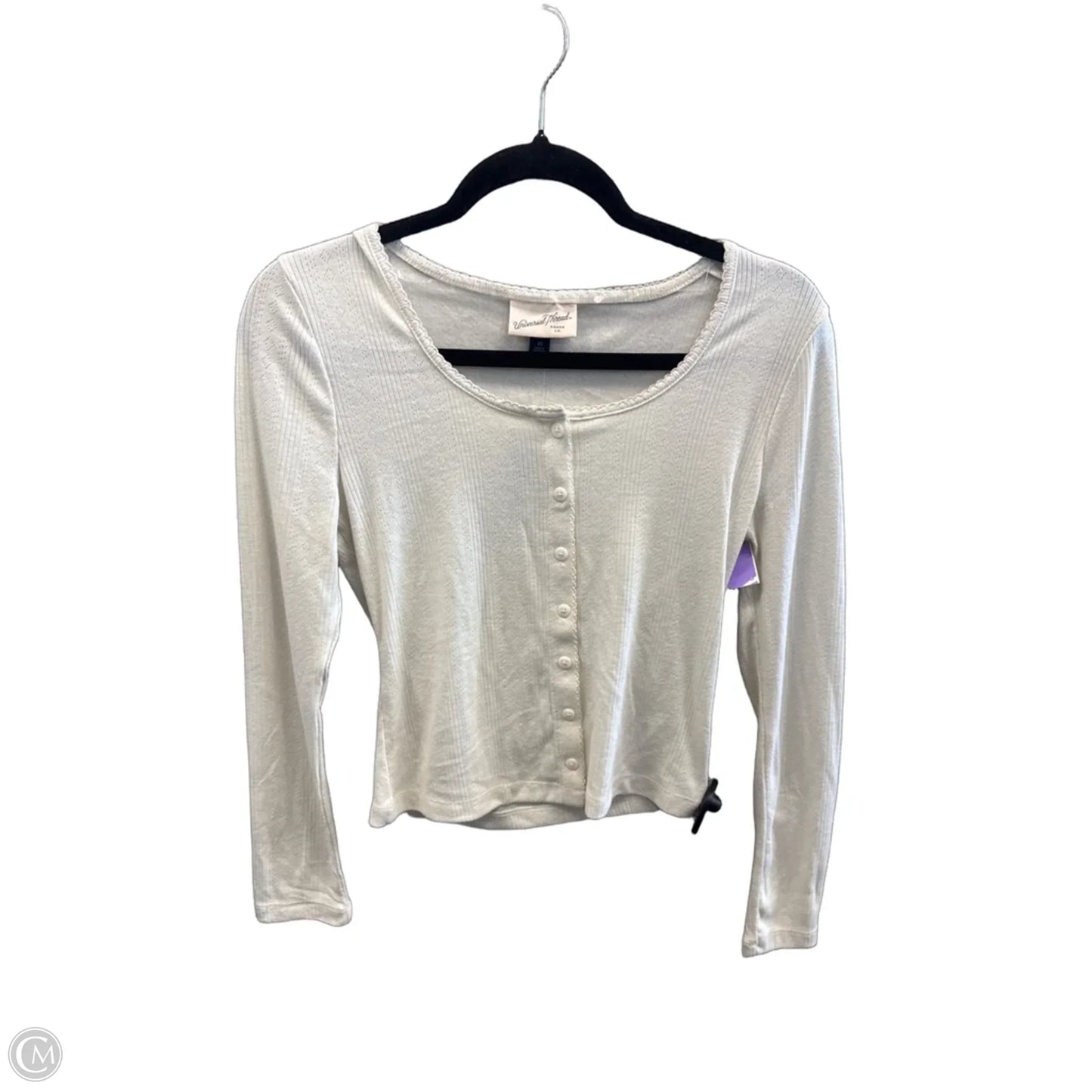 Top Long Sleeve By Universal Thread In Cream, Size: Xs