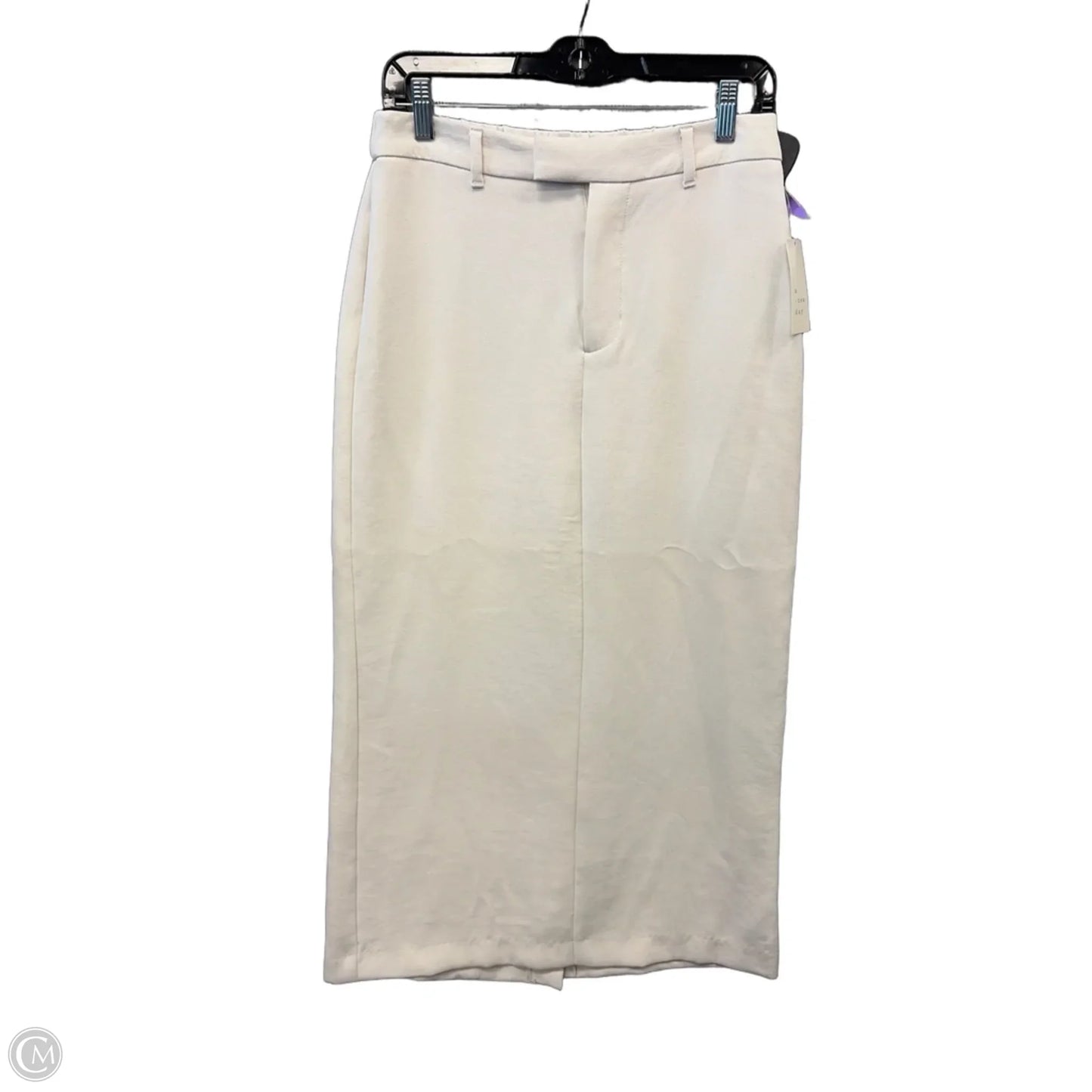 Skirt Maxi By A New Day In Cream, Size: S