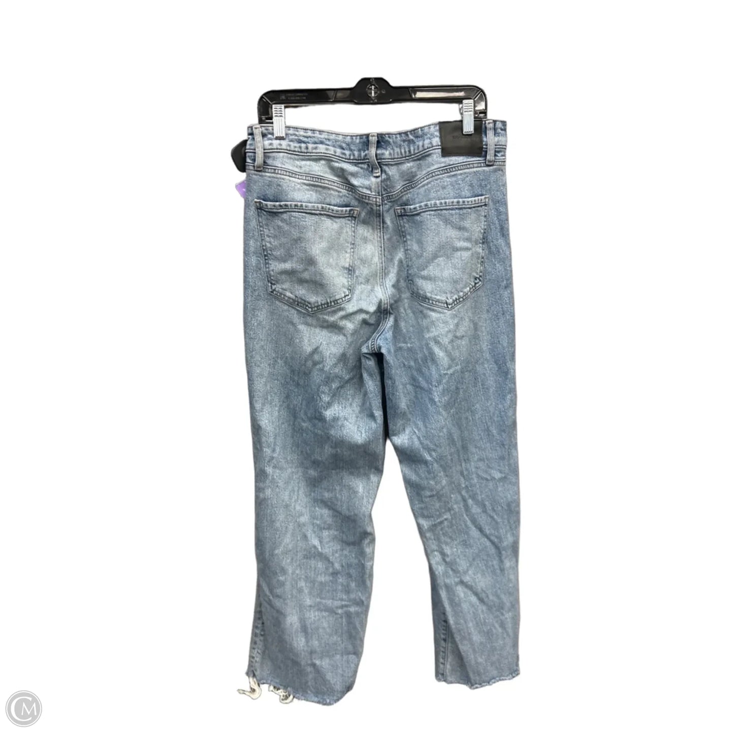 Jeans Wide Leg By Express In Blue Denim, Size: 12