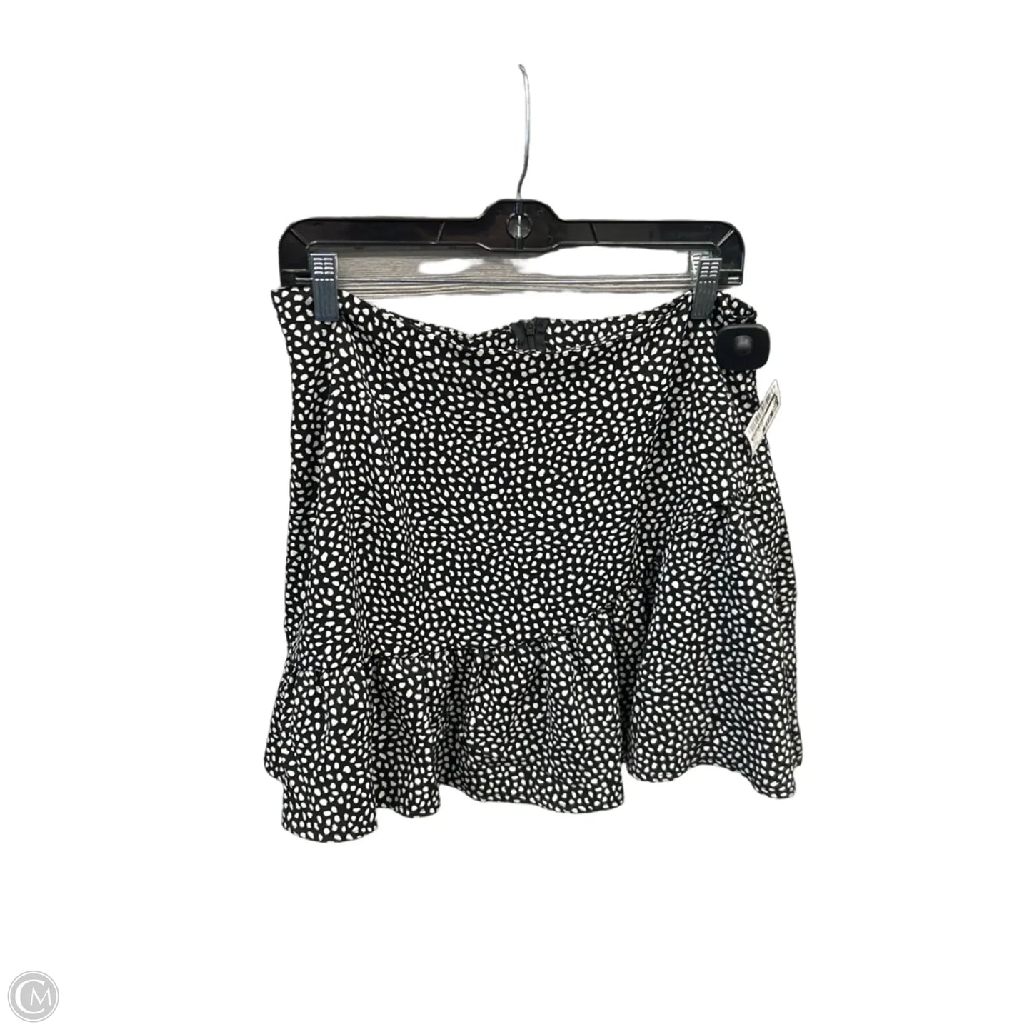 Skirt Set 2pc By Boohoo Boutique In Black & White, Size: M