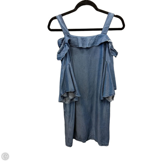 Dress Casual Midi By Chelsea 28 In Blue, Size: Xs