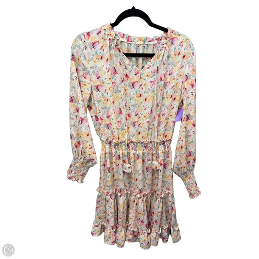 Dress Casual Midi By Clothes Mentor In Floral Print, Size: M