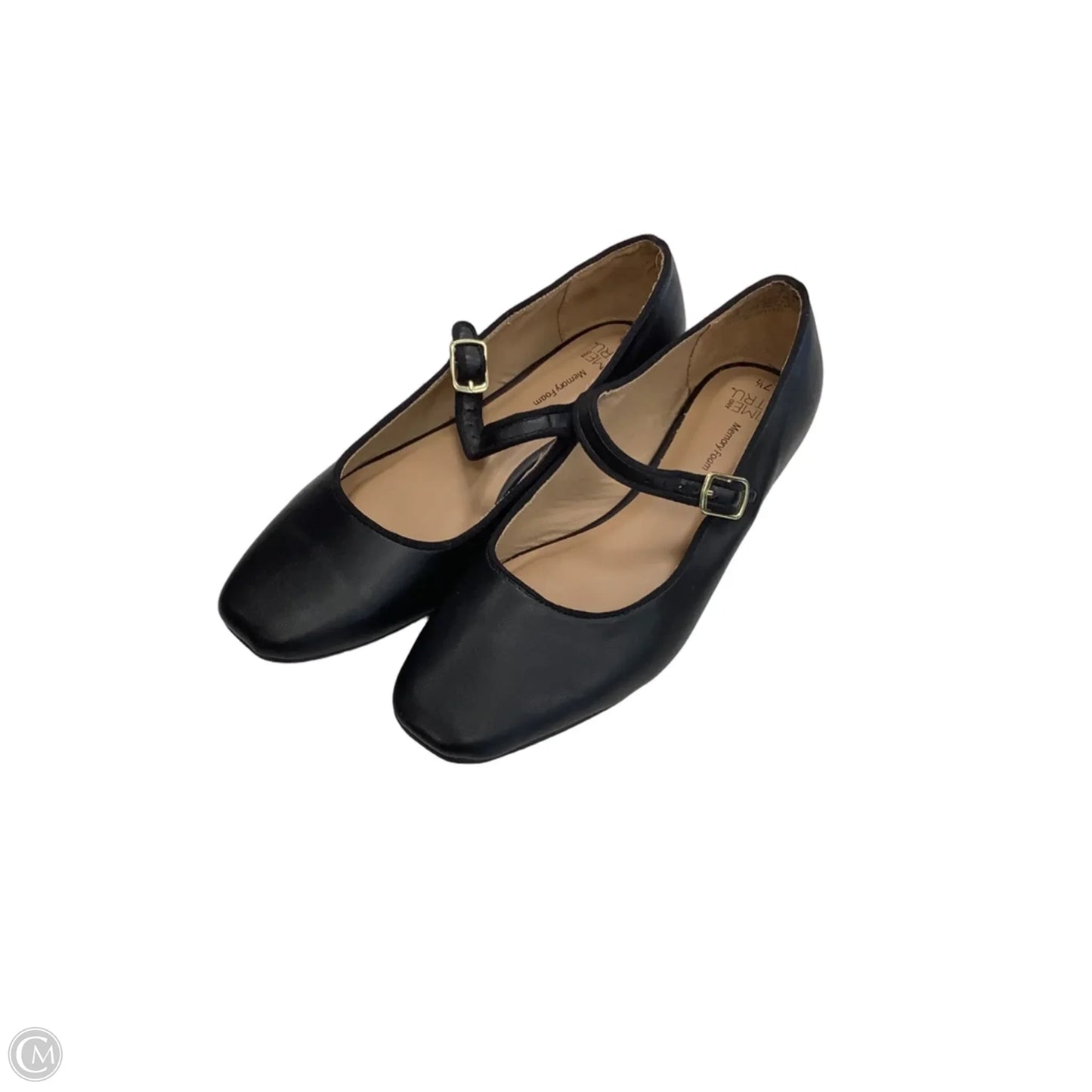 Shoes Flats By Time And Tru In Black, Size: 7.5