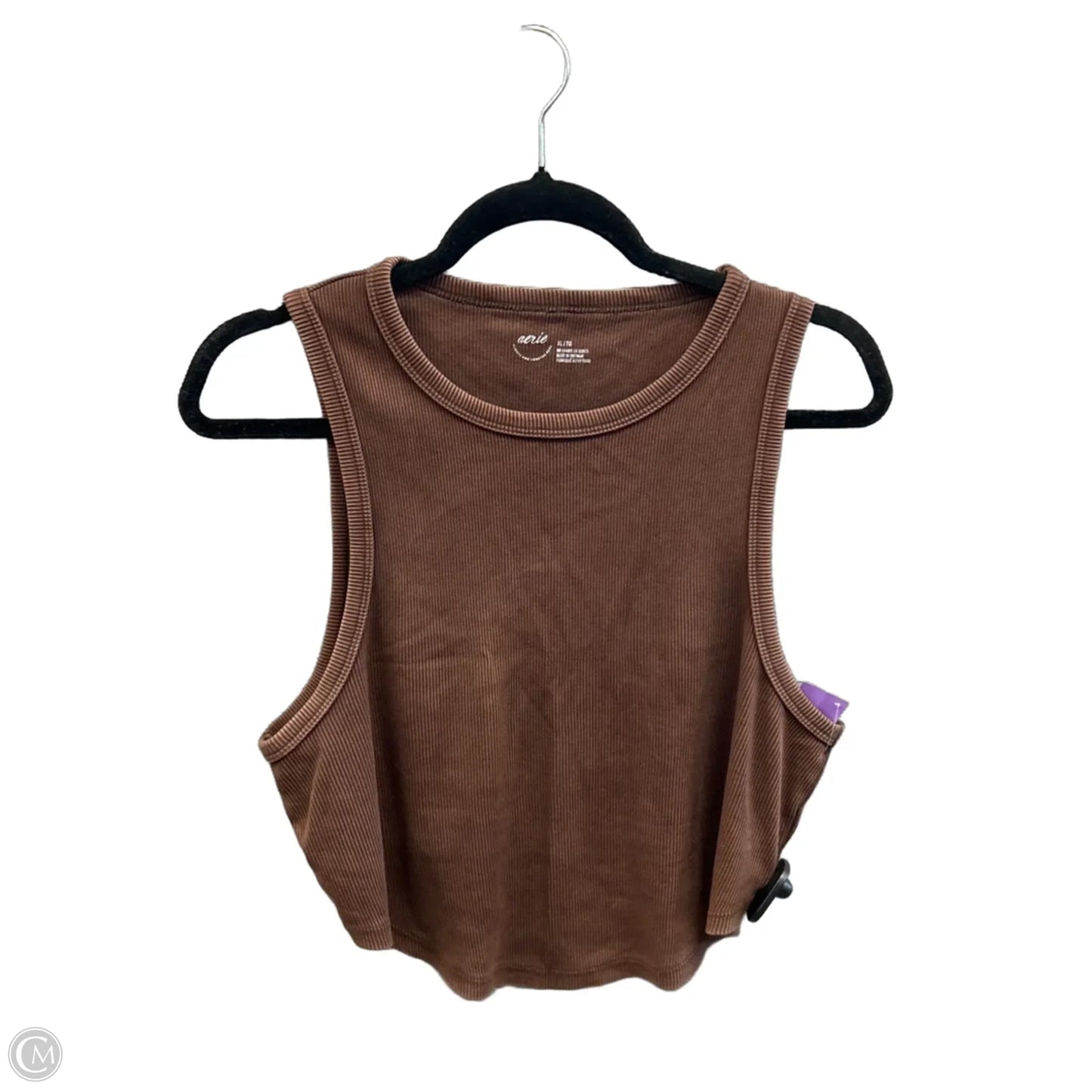 Tank Top By Aerie In Brown, Size: Xl