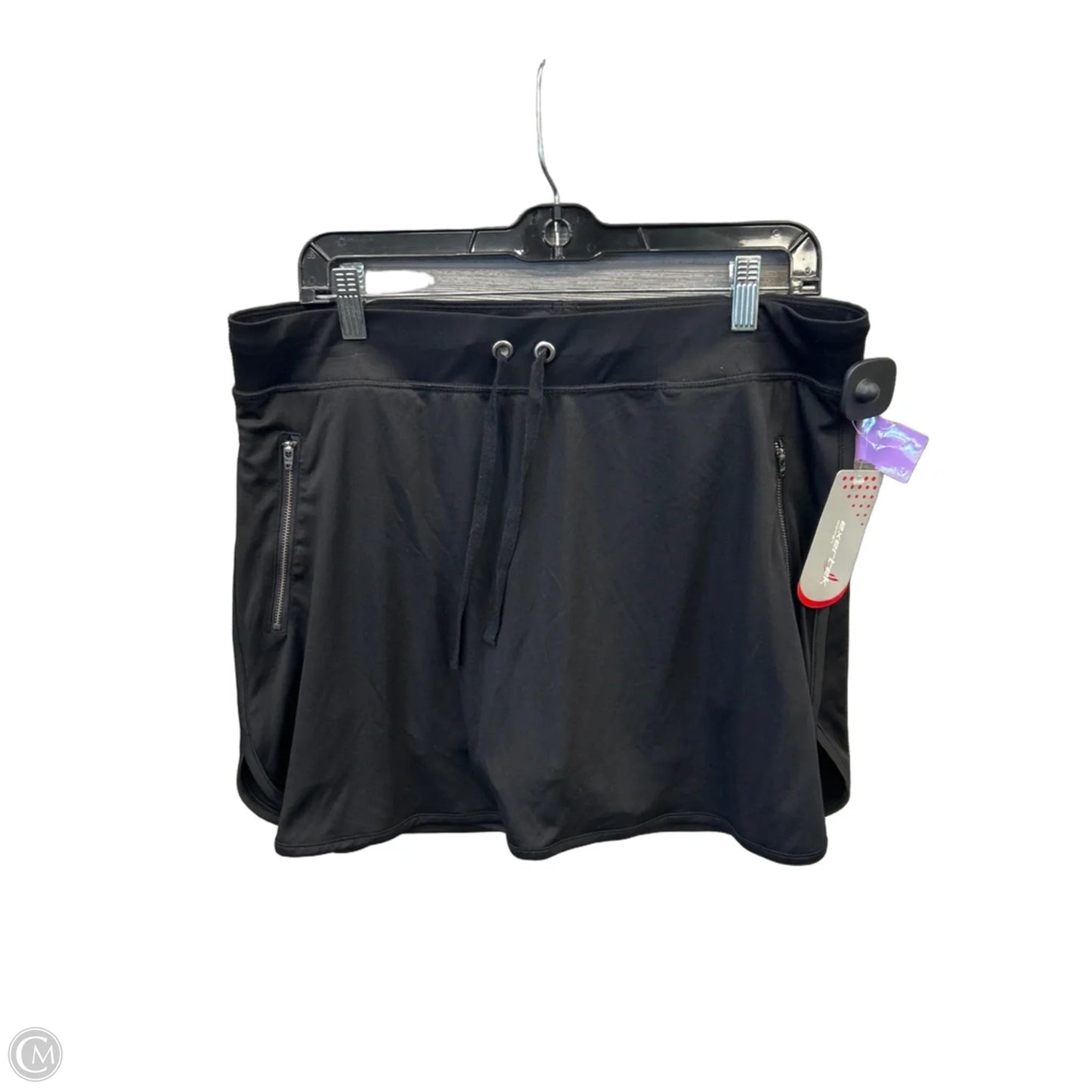 Athletic Skirt By Exertek In Black, Size: 1x