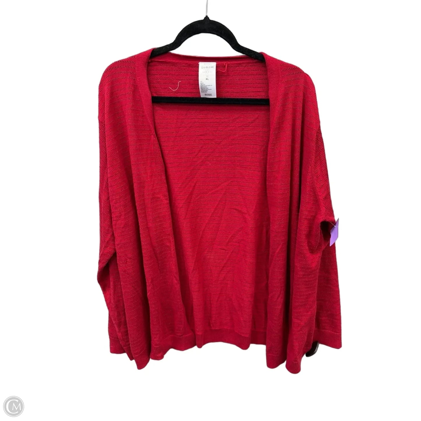 Cardigan By Serra In Red, Size: Xl