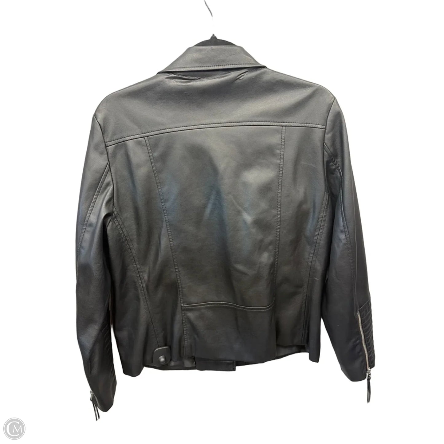 Jacket Moto By H&m In Black, Size: Xl