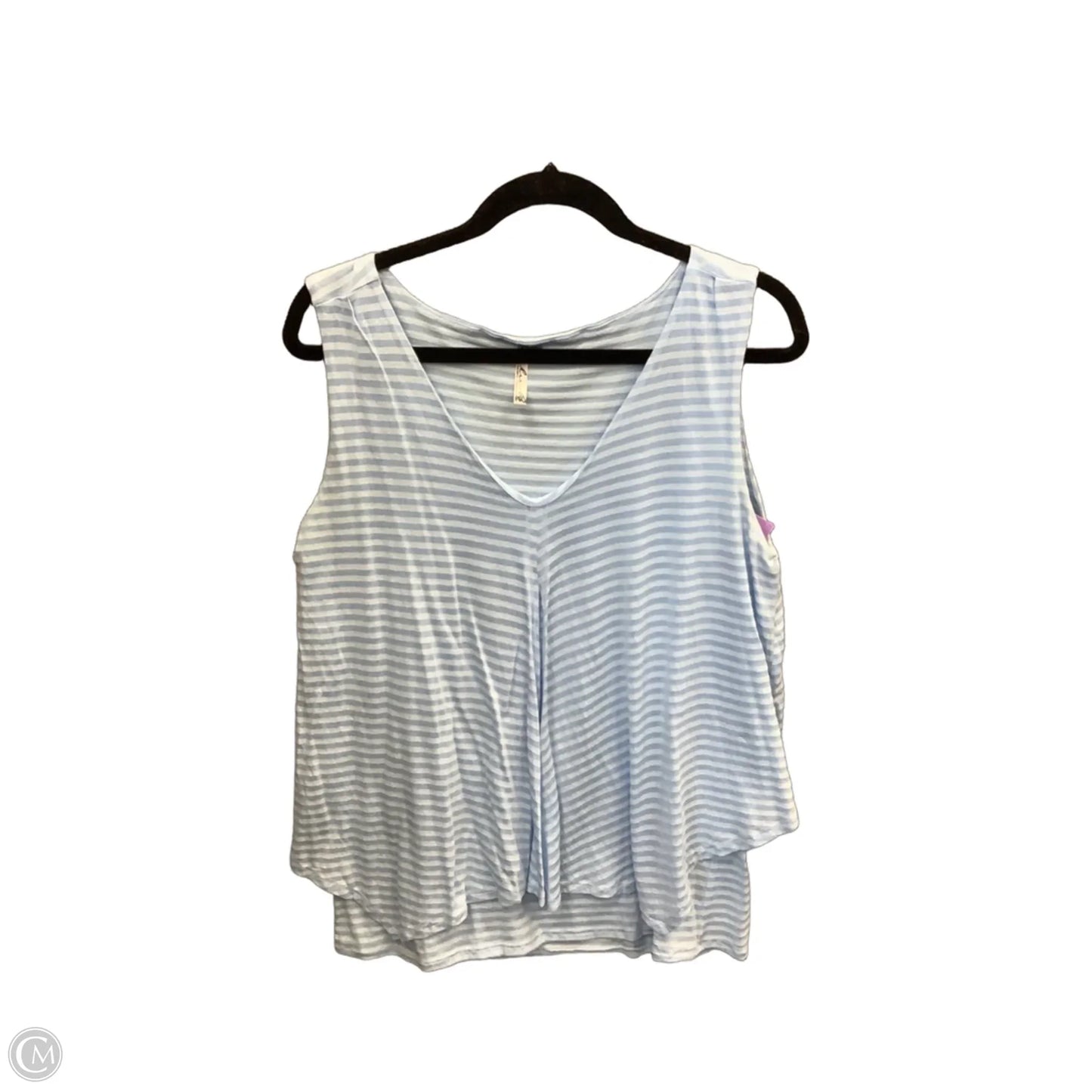 Athletic Tank Top By Lulu B In Blue, Size: L