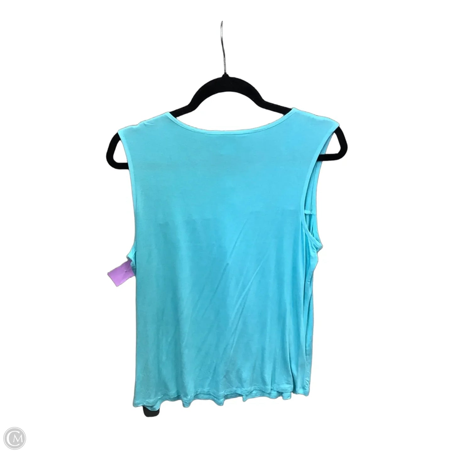 Top Sleeveless By Liz Claiborne In Blue, Size: L