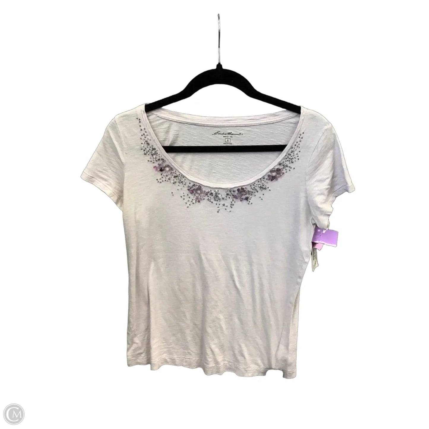Top Short Sleeve By Eddie Bauer In Purple, Size: S
