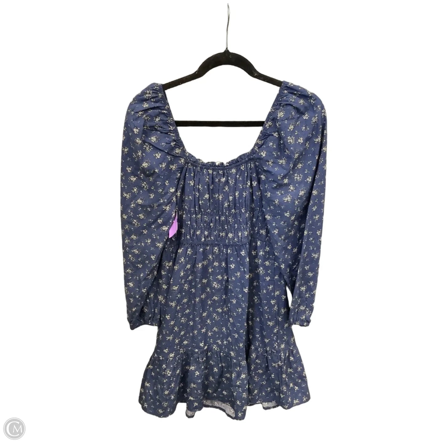 Dress Casual Midi By Celebrity Pink In Blue, Size: S