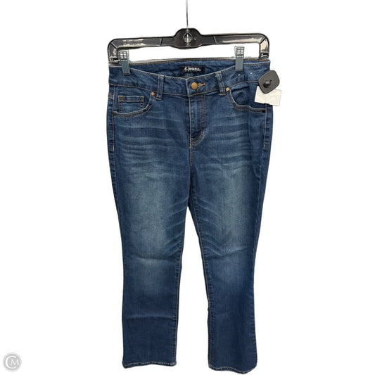 Jeans Straight By D Jeans In Blue Denim, Size: 6