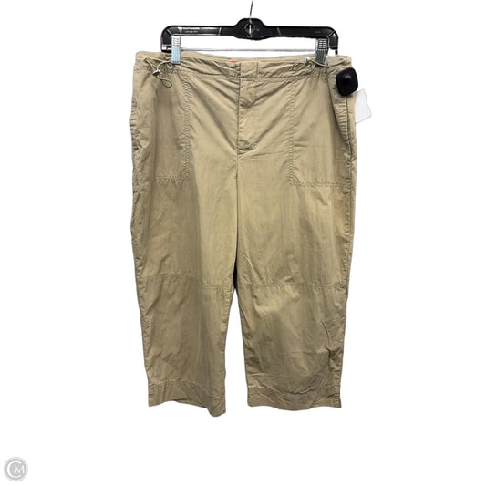 Capris By Gloria Vanderbilt In Green, Size: 16