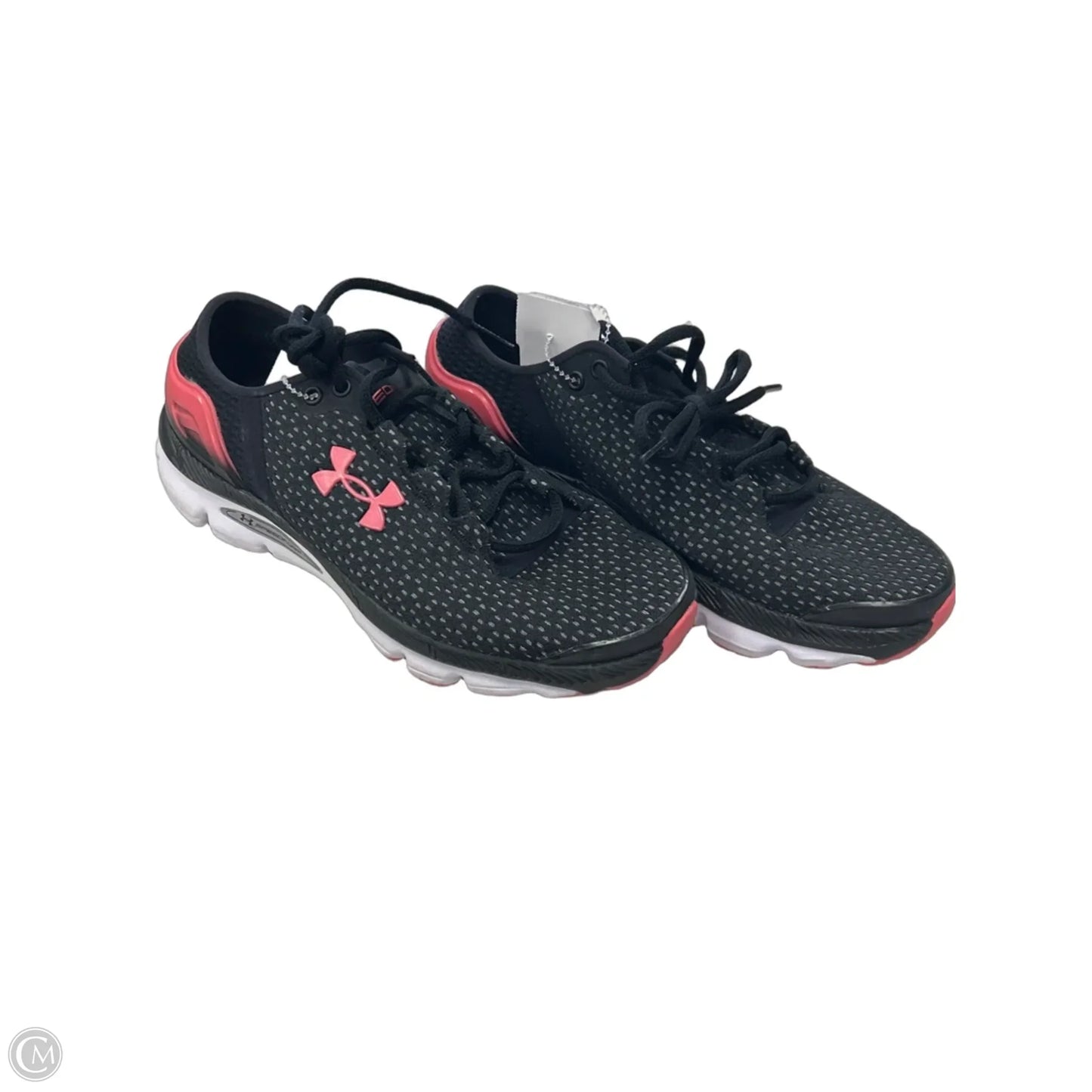 Shoes Athletic By Under Armour In Black & Pink, Size: 7