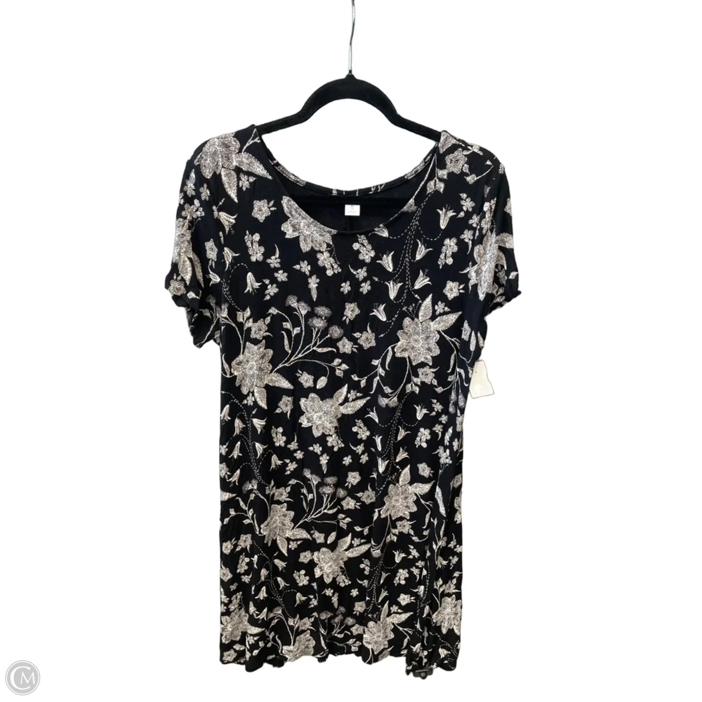 Dress Casual Midi By Old Navy In Black & White, Size: Xl