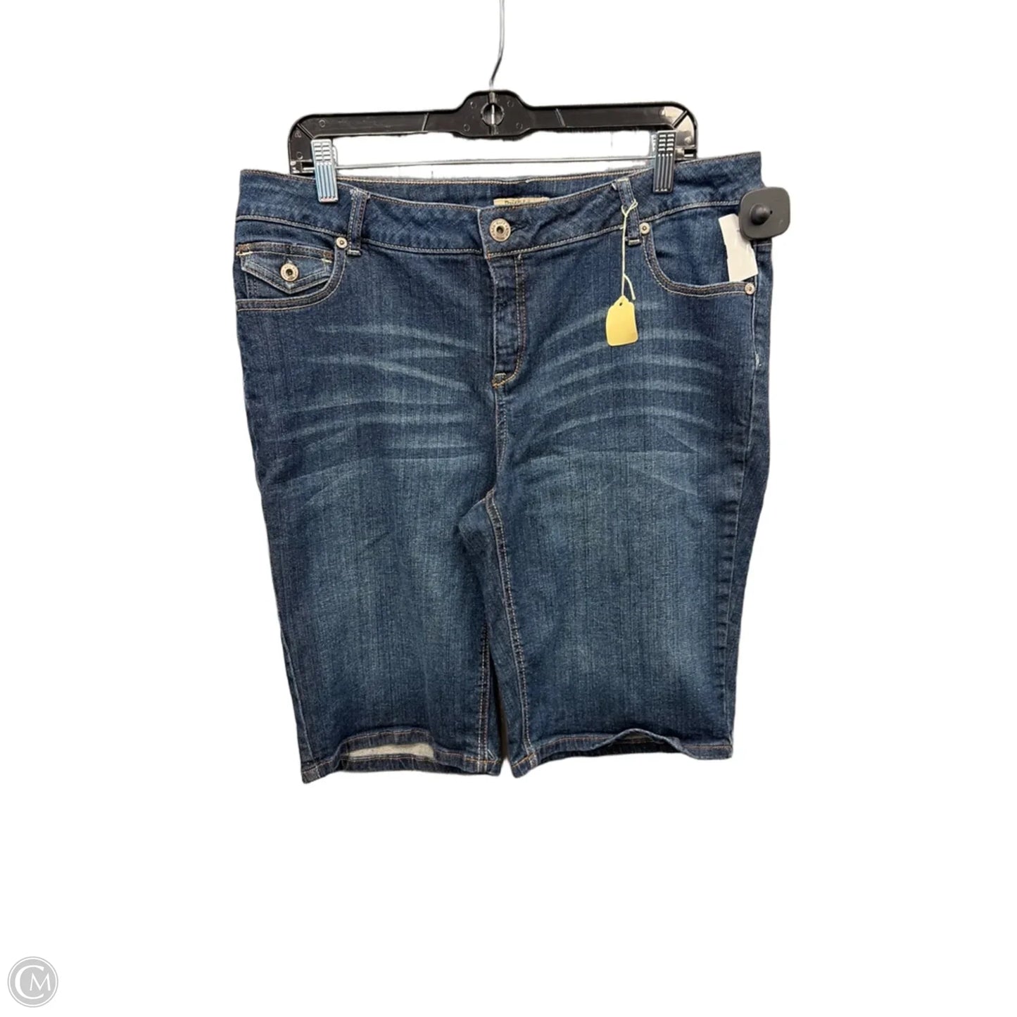 Shorts By Ruff Hewn In Blue Denim, Size: 16