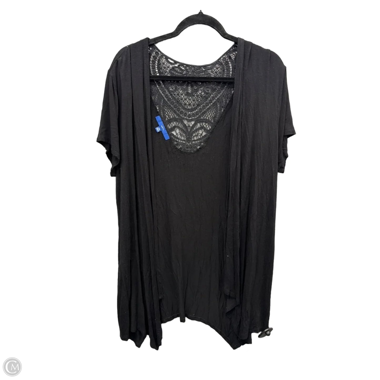 Cardigan By Apt 9 In Black, Size: Xxl