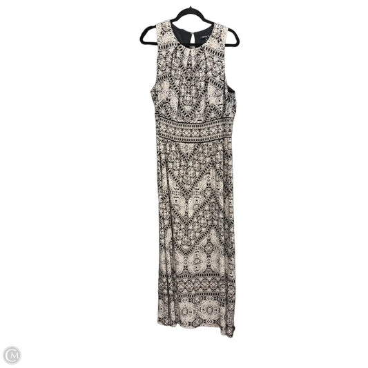 Dress Casual Maxi By Clothes Mentor In Black & Brown, Size: 2x