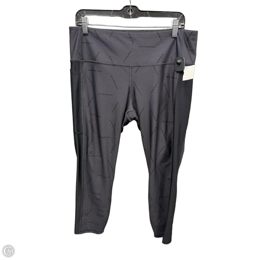 Athletic Leggings By Under Armour In Grey, Size: Xl