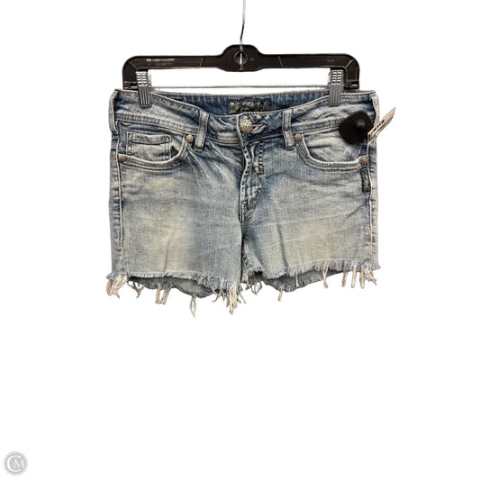 Shorts By Silver In Blue Denim, Size: 8
