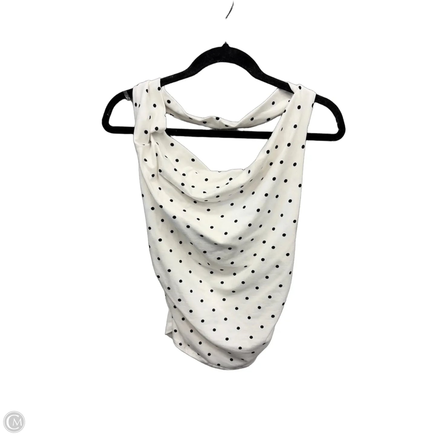 Top Sleeveless By Timing In Polkadot Pattern, Size: L