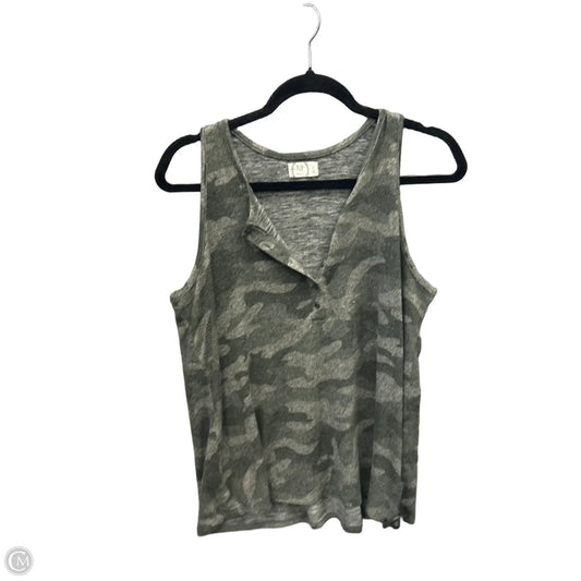 Top Sleeveless By Maurices In Camouflage Print, Size: M
