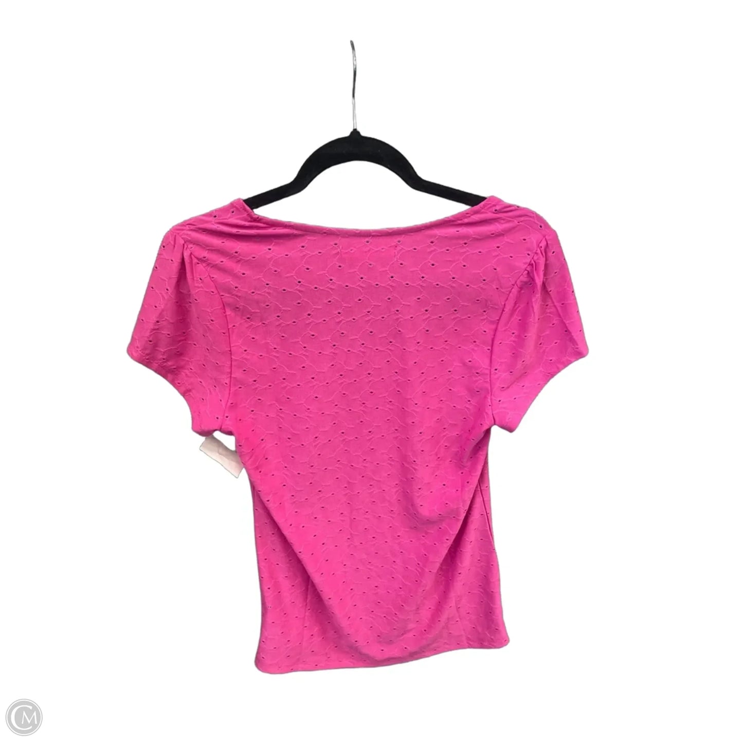Top Short Sleeve By Eye Candy In Pink, Size: L