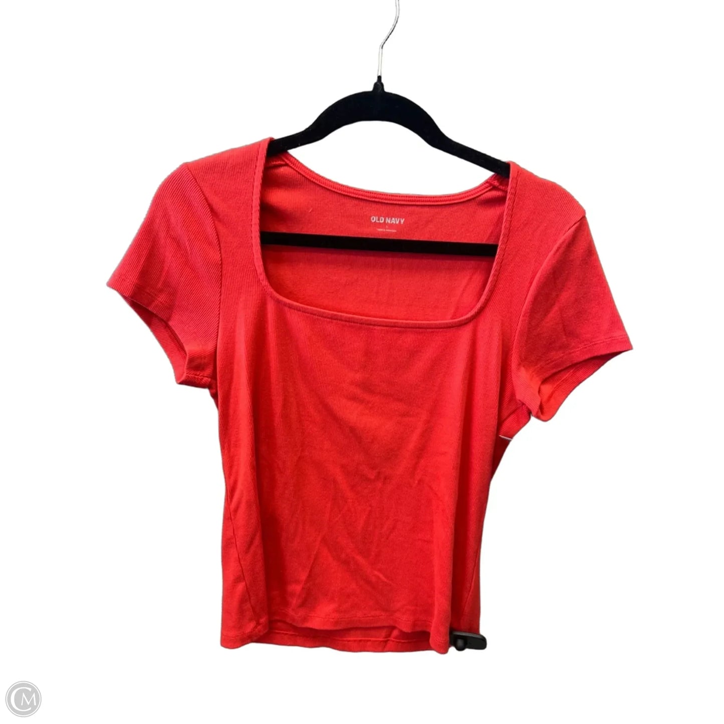 Top Short Sleeve By Old Navy In Orange, Size: L