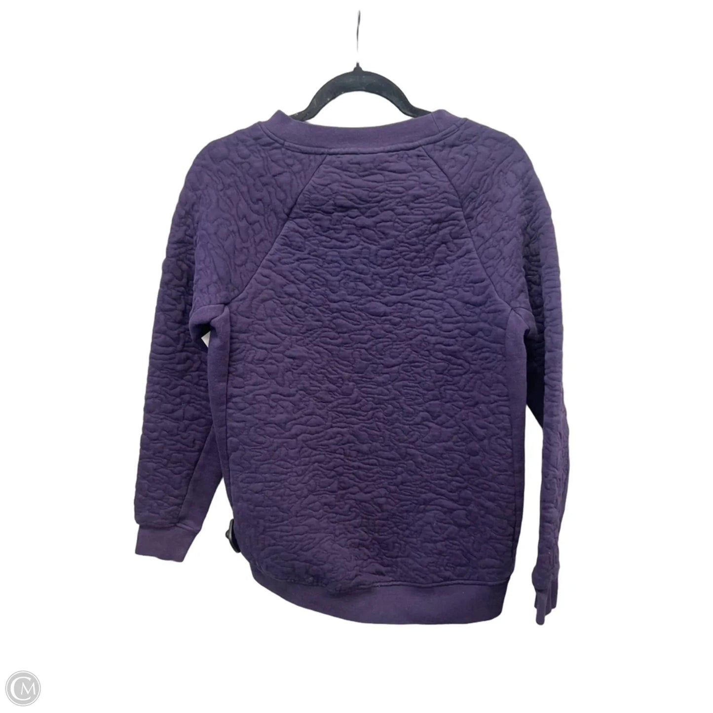 Athletic Sweatshirt Crewneck By Nike Apparel In Purple, Size: S