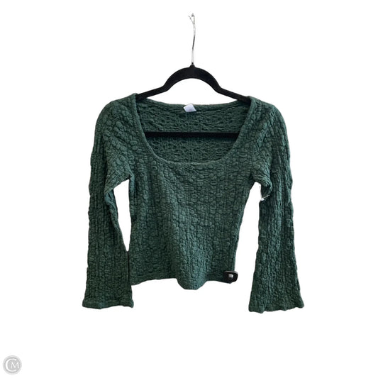 Top Long Sleeve By Old Navy In Green, Size: Xs