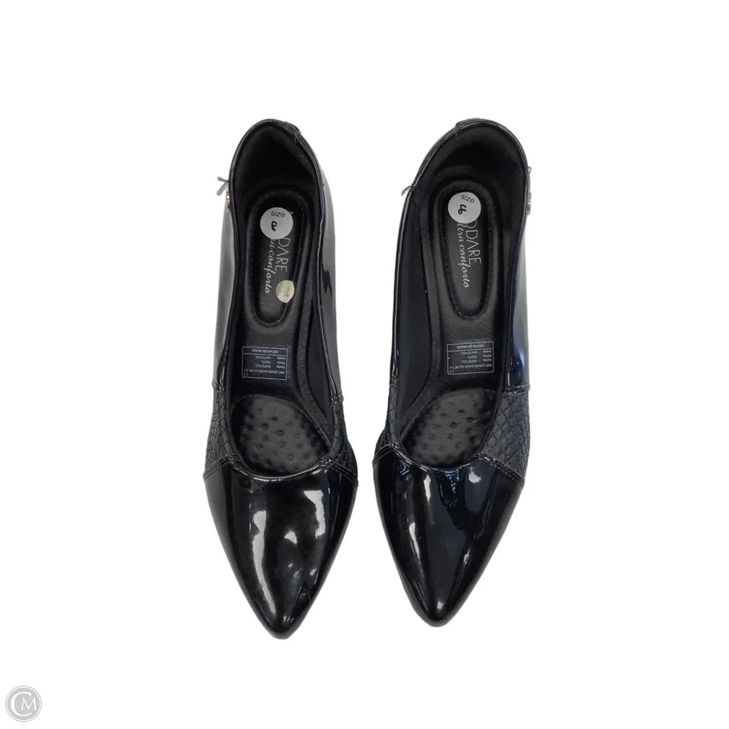 Shoes Heels Kitten By Clothes Mentor In Black, Size: 8