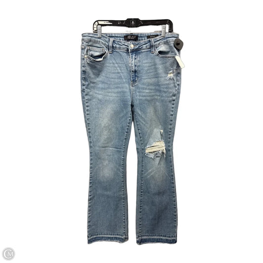 Jeans Boot Cut By Judy Blue In Blue Denim, Size: 14