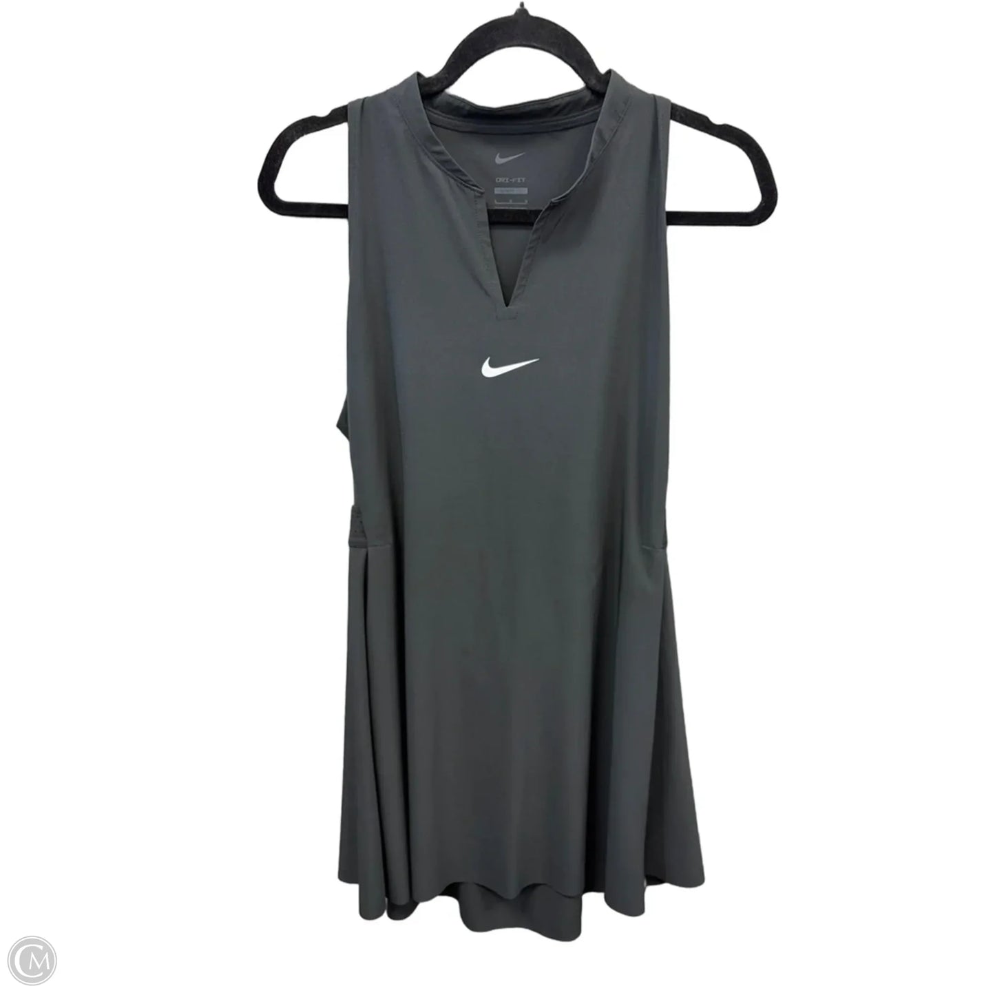 Athletic Dress By Nike Apparel In Black, Size: L