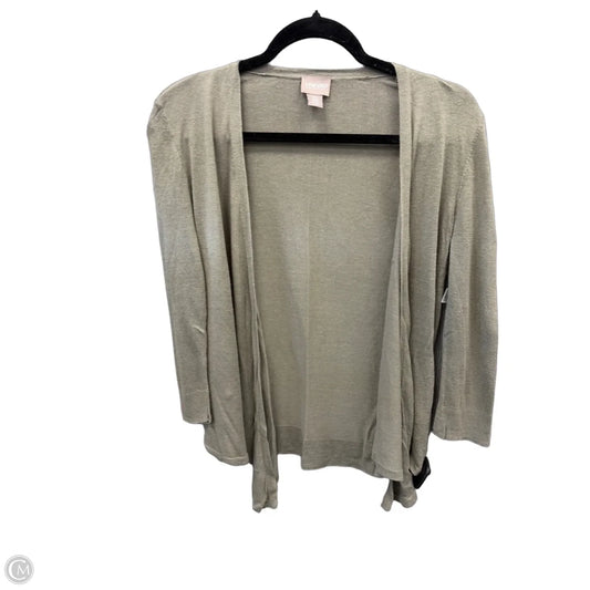 Cardigan By Chicos In Green, Size: S