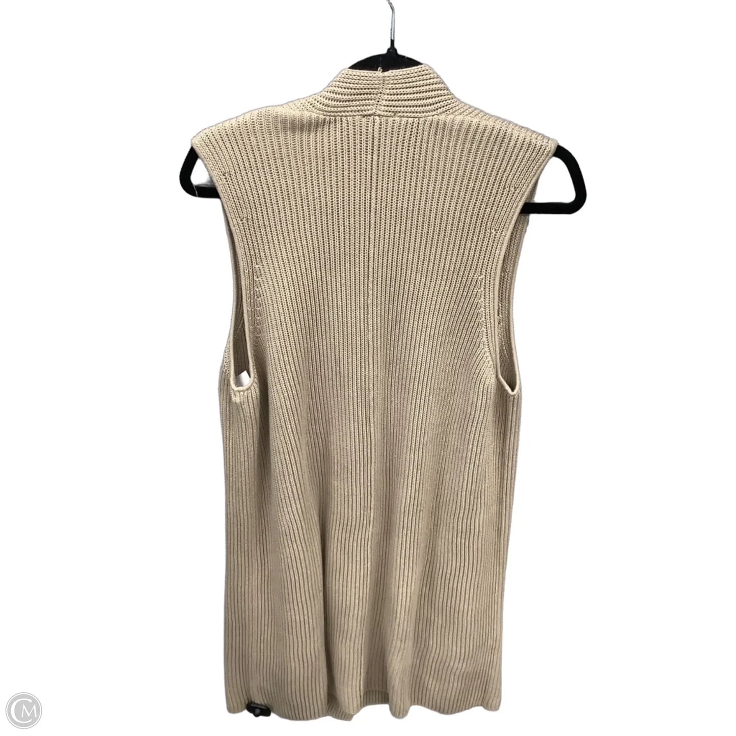 Vest Sweater By Splendid In Tan, Size: L