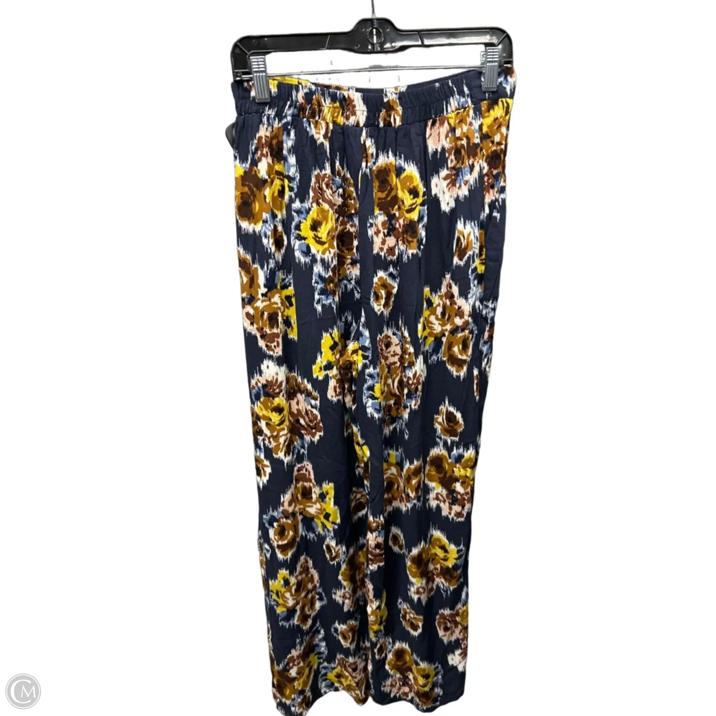 Pants Wide Leg By Band Of Gypsies In Blue & Gold, Size: 8
