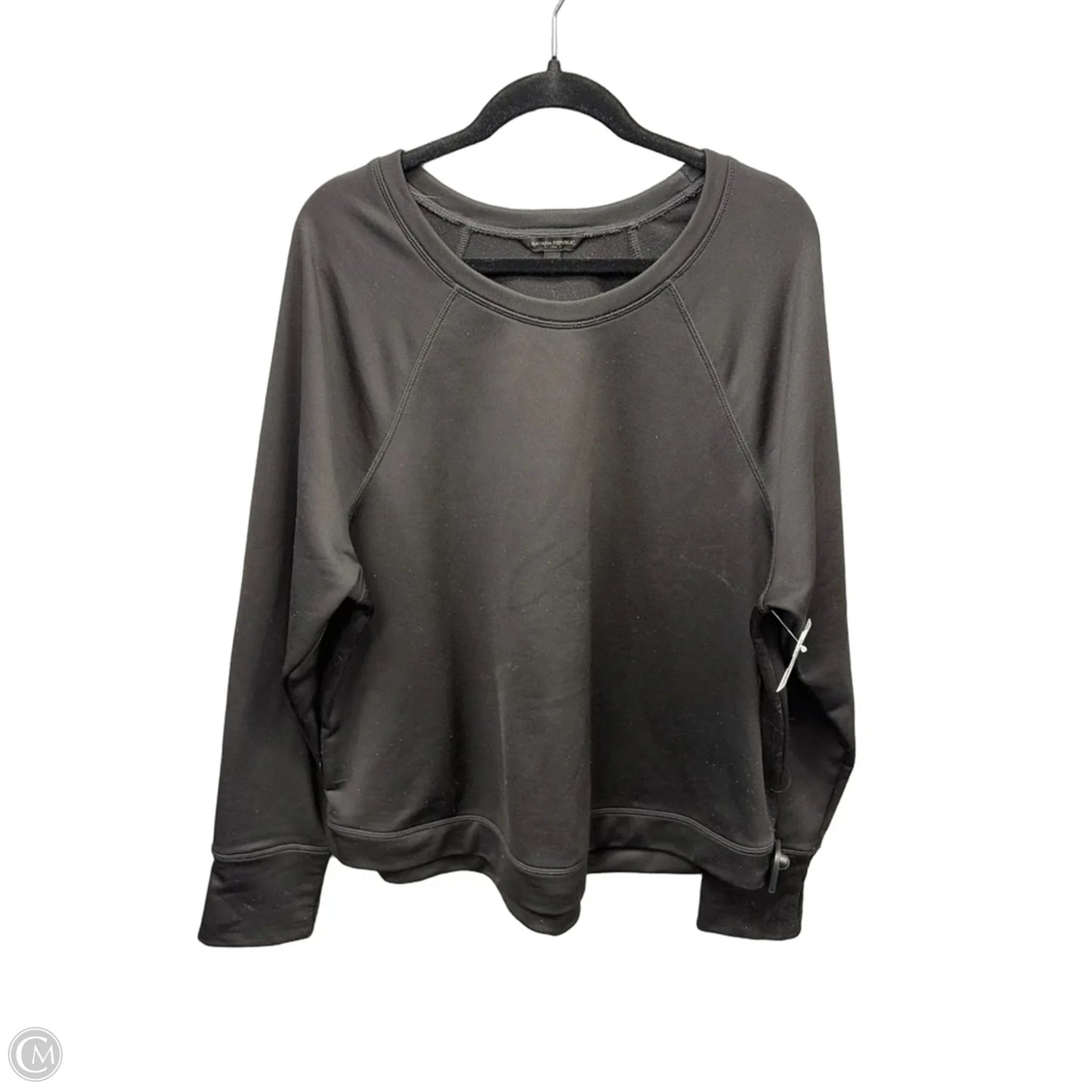 Top Long Sleeve By Banana Republic In Black, Size: Xxl