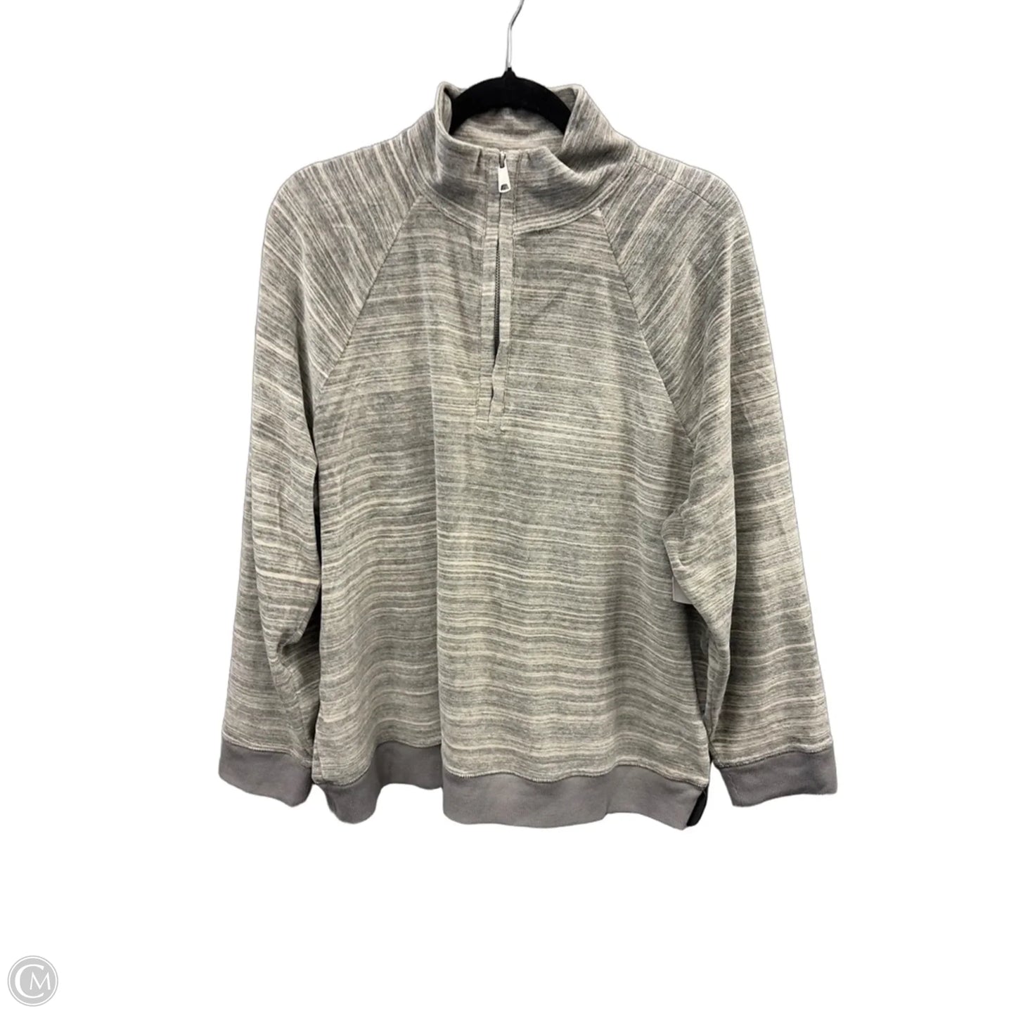 Top Long Sleeve By Madewell In Grey, Size: Xxl
